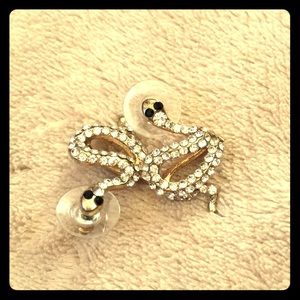 Betsy Johnson Hypoallergenic Snake earrings